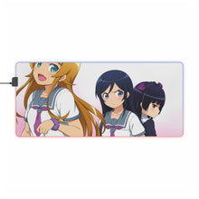 Load image into Gallery viewer, Oreimo Kirino Kousaka, Ayase Aragaki RGB LED Mouse Pad (Desk Mat)