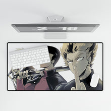 Load image into Gallery viewer, Genos, Metal Bat and Garou Mouse Pad (Desk Mat)