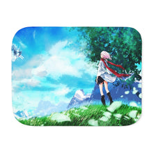 Load image into Gallery viewer, Inori Yuzuriha Fanart Sherpa Blanket