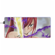 Load image into Gallery viewer, Fairy Tail Erza Scarlet RGB LED Mouse Pad (Desk Mat)
