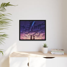 Load image into Gallery viewer, Taki and Mitsuha (Your Name) Canvas Framed Art Print