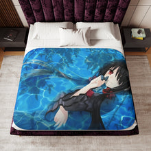 Load image into Gallery viewer, Anime Date A Liver Sherpa Blanket