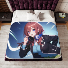 Load image into Gallery viewer, Nakano Miku Sherpa Blanket