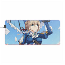 Load image into Gallery viewer, Violet Evergarden RGB LED Mouse Pad (Desk Mat)