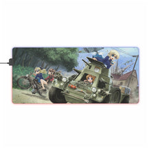 Load image into Gallery viewer, Girls und Panzer RGB LED Mouse Pad (Desk Mat)