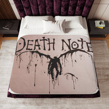 Load image into Gallery viewer, Anime Death Note Sherpa Blanket