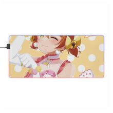 Load image into Gallery viewer, Love Live! Rin Hoshizora RGB LED Mouse Pad (Desk Mat)