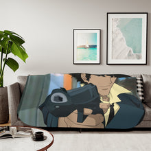 Load image into Gallery viewer, Anime Cowboy Bebopr Sherpa Blanket