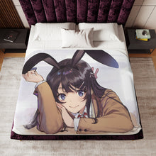 Load image into Gallery viewer, Anime Rascal Does Not Dream of Bunny Girl Senpai Sherpa Blanket