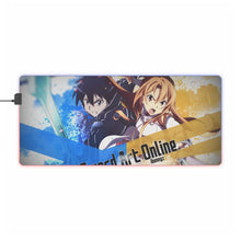 Load image into Gallery viewer, Sword Art Online RGB LED Mouse Pad (Desk Mat)