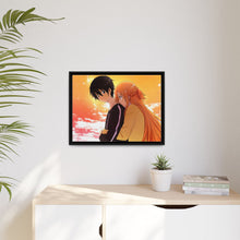 Load image into Gallery viewer, Kirito and Asuna Canvas Framed Art Print