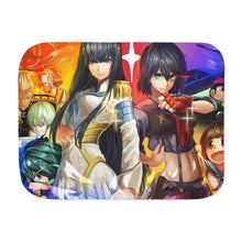 Load image into Gallery viewer, Anime Kill La Kill Sherpa Blanket
