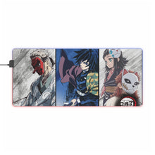 Load image into Gallery viewer, Giyuu Tomioka, Sabito, Makomo and Sakonji Urokodaki RGB LED Mouse Pad (Desk Mat)