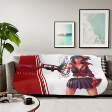 Load image into Gallery viewer, Anime Kill La Kill Sherpa Blanket