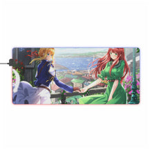 Load image into Gallery viewer, Violet Evergarden RGB LED Mouse Pad (Desk Mat)
