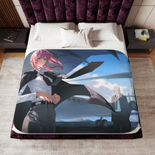 Load image into Gallery viewer, Anime Chainsaw Man Sherpa Blanket