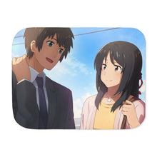 Load image into Gallery viewer, Anime Your Name. Sherpa Blanket