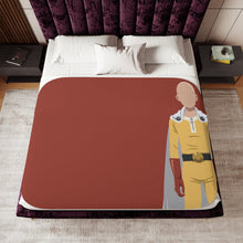 Load image into Gallery viewer, Saitama Sherpa Blanket
