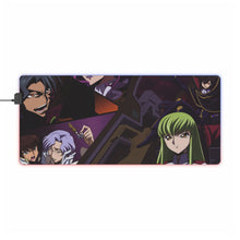 Load image into Gallery viewer, Code Geass Lelouch Lamperouge, Suzaku Kururugi, Jeremiah Gottwald, Lloyd Asplund, Cornelia Li Britannia RGB LED Mouse Pad (Desk Mat)