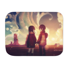 Load image into Gallery viewer, Anime ERASED Sherpa Blanket