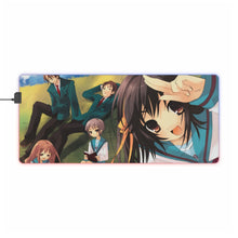 Load image into Gallery viewer, The Melancholy Of Haruhi Suzumiya RGB LED Mouse Pad (Desk Mat)