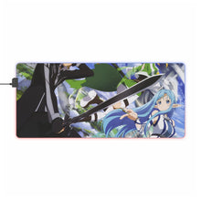 Load image into Gallery viewer, Kirito, Asuna and Leafa RGB LED Mouse Pad (Desk Mat)