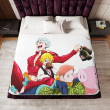 Load image into Gallery viewer, Anime The Seven Deadly Sins Sherpa Blanket