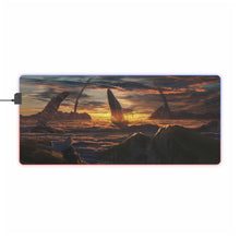 Load image into Gallery viewer, Anime Sunset RGB LED Mouse Pad (Desk Mat)
