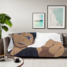 Load image into Gallery viewer, Kuroko's Basketball Daiki Aomine Sherpa Blanket