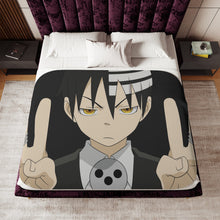 Load image into Gallery viewer, Soul Eater Death The Kid Sherpa Blanket