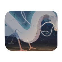 Load image into Gallery viewer, Anime Spirited Away Sherpa Blanket
