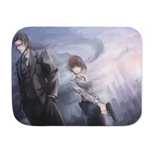 Load image into Gallery viewer, Akane Tsunemori with the the villain Sherpa Blanket