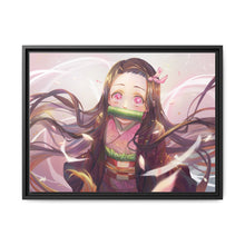 Load image into Gallery viewer, Demon Slayer: Kimetsu no Yaiba Nezuko Kamado Canvas Framed Art Print