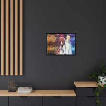 Load image into Gallery viewer, Kurisu Makise and Rintarou Okabe Canvas Framed Art Print