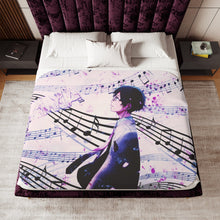 Load image into Gallery viewer, Anime Your Lie in April Sherpa Blanket