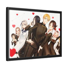 Load image into Gallery viewer, Kaguya-sama: Love is War Kaguya Shinomiya, Chika Fujiwara, Miyuki Shirogane, Ai Hayasaka, Kei Shirogane Canvas Framed Art Print