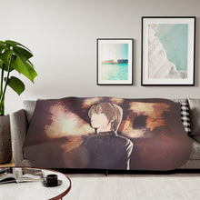 Load image into Gallery viewer, Kira, Light Yagami Sherpa Blanket