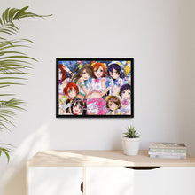 Load image into Gallery viewer, Love Live! Maki Nishikino, Kotori Minami, Umi Sonoda, Honoka Kousaka, Rin Hoshizora Canvas Framed Art Print