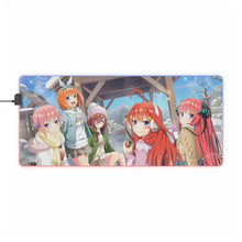 Load image into Gallery viewer, The Quintessential Quintuplets RGB LED Mouse Pad (Desk Mat)