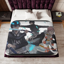 Load image into Gallery viewer, Rin,Yukio and Renzo Sherpa Blanket