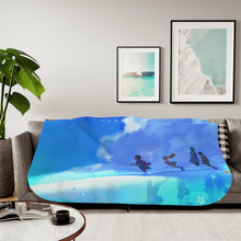 Load image into Gallery viewer, Anohana Meiko Honma, Jinta Yadomi, Naruko Anjou, Tetsudou Hisakawa, Chiriko Tsurumi Sherpa Blanket