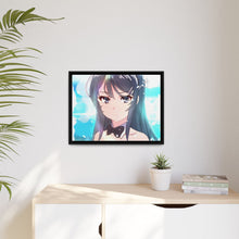 Load image into Gallery viewer, Rascal Does Not Dream Of Bunny Girl Senpai Canvas Framed Art Print