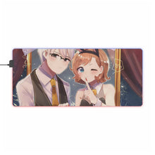 Load image into Gallery viewer, Itsuki Sumeragi and Kaede Manyuda RGB LED Mouse Pad (Desk Mat)