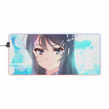 Load image into Gallery viewer, Rascal Does Not Dream Of Bunny Girl Senpai RGB LED Mouse Pad (Desk Mat)
