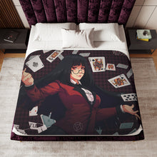 Load image into Gallery viewer, Anime Kakegurui Sherpa Blanket