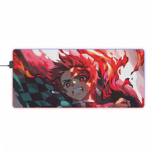 Load image into Gallery viewer, Tanjiro Kamado RGB LED Mouse Pad (Desk Mat)