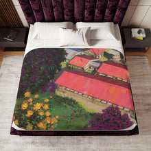 Load image into Gallery viewer, Anime Spirited Awayr Sherpa Blanket