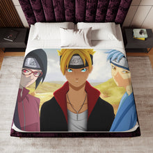 Load image into Gallery viewer, Boruto Sherpa Blanket