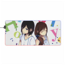 Load image into Gallery viewer, Hori-san To Miyamura-kun RGB LED Mouse Pad (Desk Mat)
