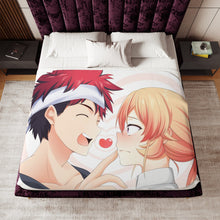 Load image into Gallery viewer, Anime Food Wars: Shokugeki no Soma Sherpa Blanket